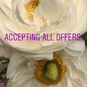 Accepting all reasonable offers!